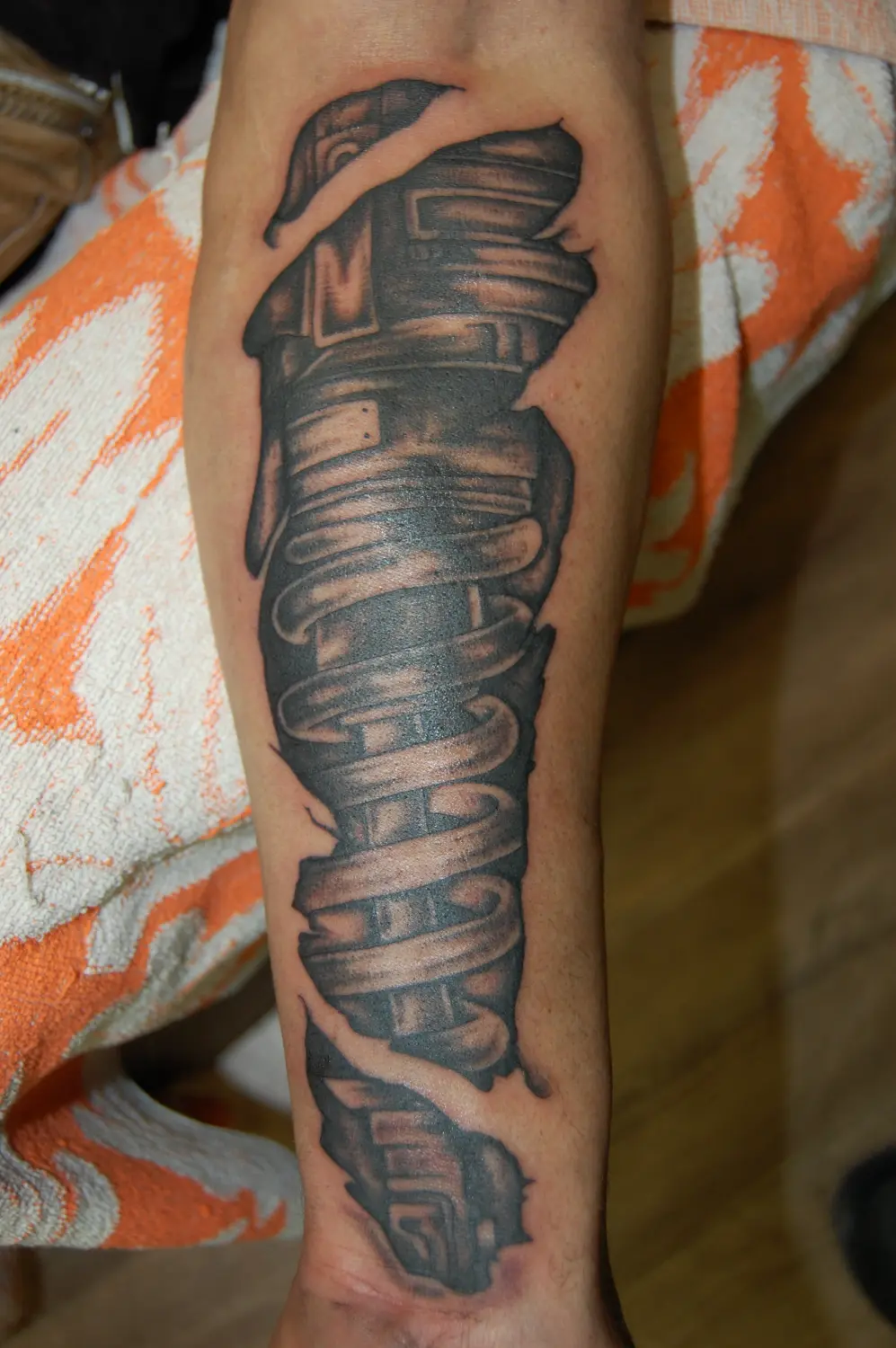 Marco`s Tattoo, Arm-Tätowierung
